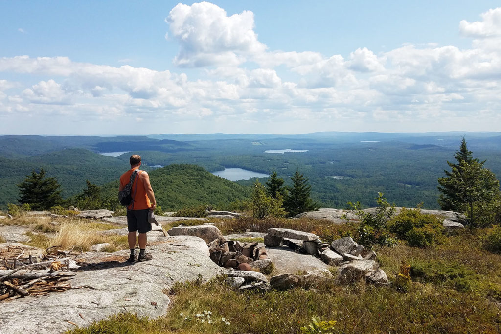 At the top of Piper Mountain, New Hampshire