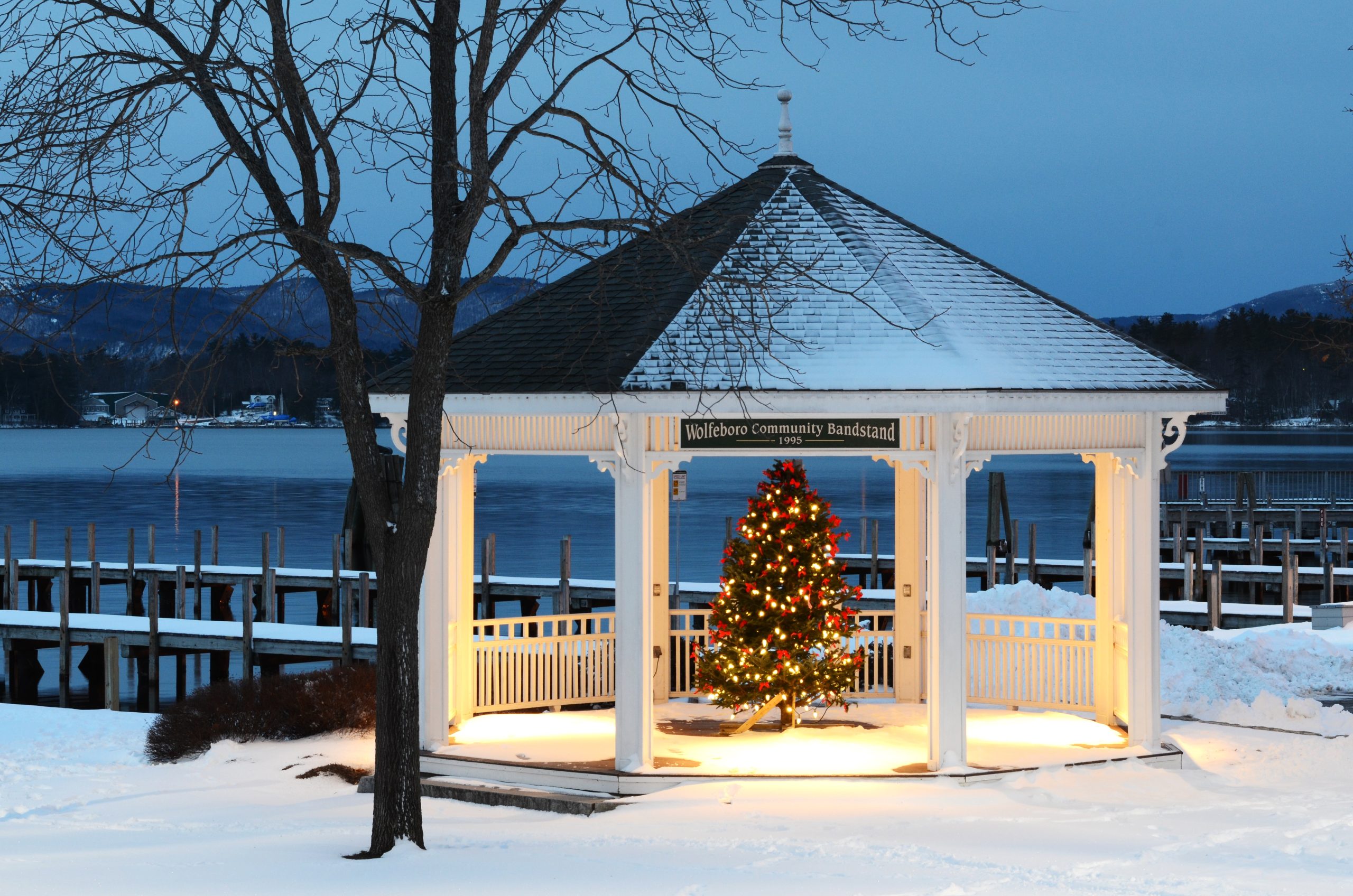 Wolfeboro New Hampshire Community Bandstand